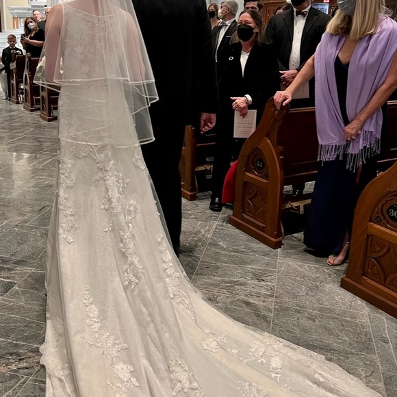 WORN ONCE Pronovias Elene Wedding Gown (2019 Collection) - Picture 8 of 9